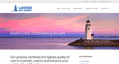 Desktop Screenshot of lakesideoralsurgeryokc.com